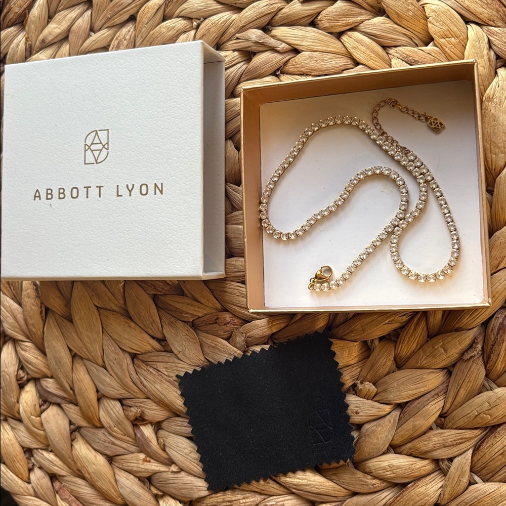 Abbott Lyon Tennis Gold Layered Necklace - Picture 9 of 9